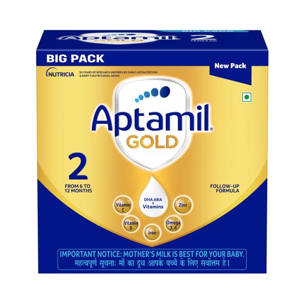 Aptamil Gold Stage 2: Premium Follow-On Formula for Infants 6-12 Months